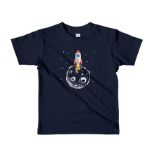 Cargar imagen en el visor de la galería, Camiseta de manga corta infantil rocket white